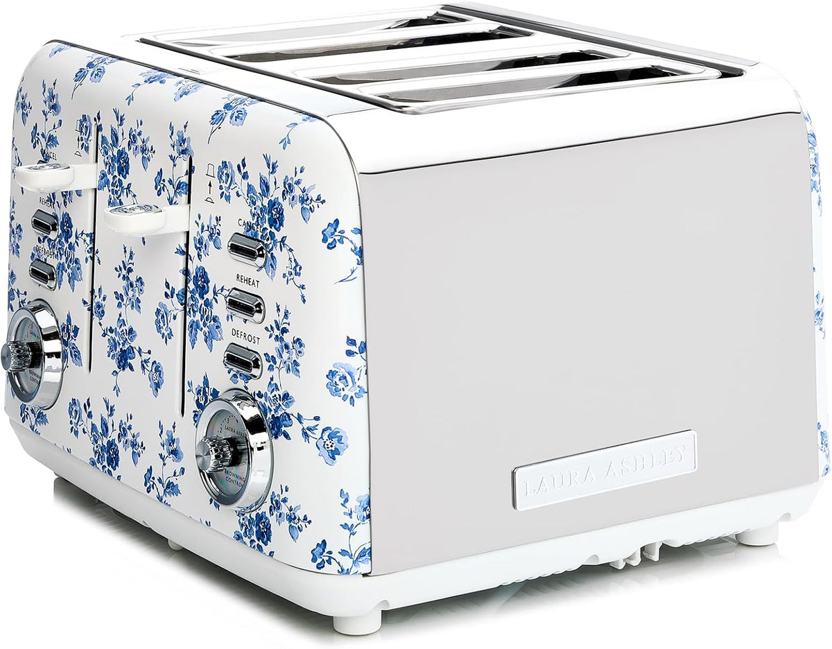 VQ 4-Scheiben- Laura Ashley Toaster, Edelstahl Vintage von China Rose
