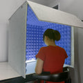 WORDFUN Akustikelemente, Tragbare Gesangskabine, Professional Isolation Shield Recording, Gesang Aufnahme Panel, Mit Absorbierendem Schaum