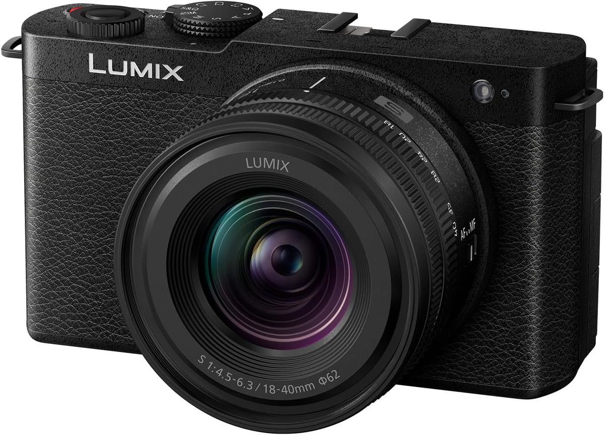 Panasonic Kompaktkameras, Lumix DC-S9NE-K Spiegellose Vollformatkamera, Open Gate Vlogging, 24, 2 MP, 6K/4K, 779-Punkt-PDAF, Bildstabilisierung, LUT