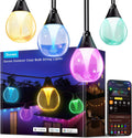 Govee Außen & Innen, RGBWIC Lichterkette Außen 15M, 80lm pro LED, WiFi & Bluetooth, IP67