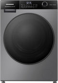 HEINNER HWM-HMK9014IVTA+++ Waschmaschine, 9 kg, 1400 U/min, Inverter-Motor, 15 Programme, Touch-Display, Energieeffizienzklasse A, Grau Titan