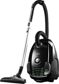 AEG VX6-2-ÖKOX Staubsauger, mit Beutel (60% Recyclingmaterial, inkl. Zusatzdüsen, für Hart- und Teppichböden, 9 m Aktionsradius