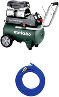 metabo Kompressor, Basic 220-24 OF Silent - 24L Kessel, 8 bar Druck, 110 l/min Füllleistung - Ölfrei, leise