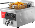 crosson Fritteusen, Timer, Temperaturkontrolle 80-200°C, 3000W