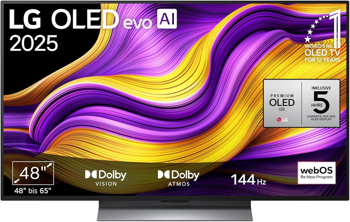 LG OLED48G56LS TV 48' (121 OLED cm) evo Fernseher, (α11 4K AI-Prozessor, webOS 25, Dolby Vision, bis zu 120Hz) Modelljahr 2025