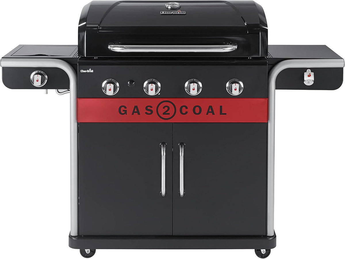 Charbroil Gasgrill, Char-Broil Gas2Coal 440 (2.0) Hybrid Grill, Schwarz