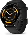 Garmin Smartwatches, Venu 3, 45 mm, GPS-Fitness-Smartwatch, Schwarz/Schiefergrau