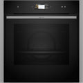 Neff B64FS31N0 90 N Einbau-Dampf Backofen, Made in Germany, Slide&Hide, Full Touch TFT-Display, Favorit, Soft Open & Close, Home Connect, Schwarz