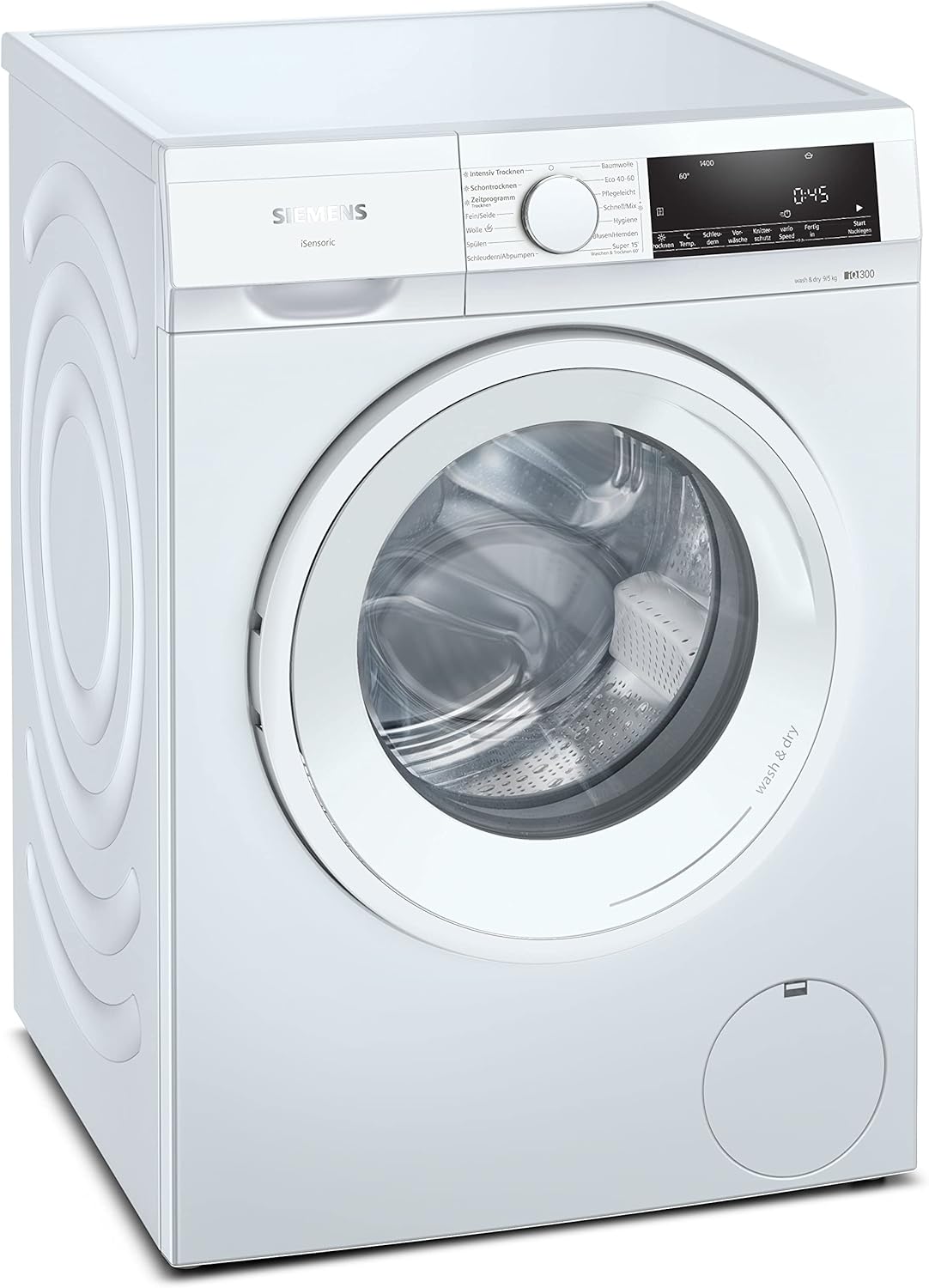 Siemens Waschtrockner,   iQ300 Waschtrockner 9 kg Waschen 5 kg Trocknen 1400 UpM