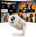WiMiUS Mini Beamer, Integrierte Apps, Kurzdistanz Smart Beamer 1080P Unterstützt