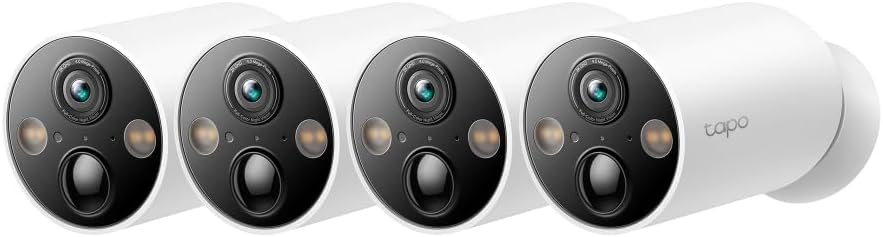 Tapo Überwachungskameras, C425 Außenkamera Akku, 4-Pack