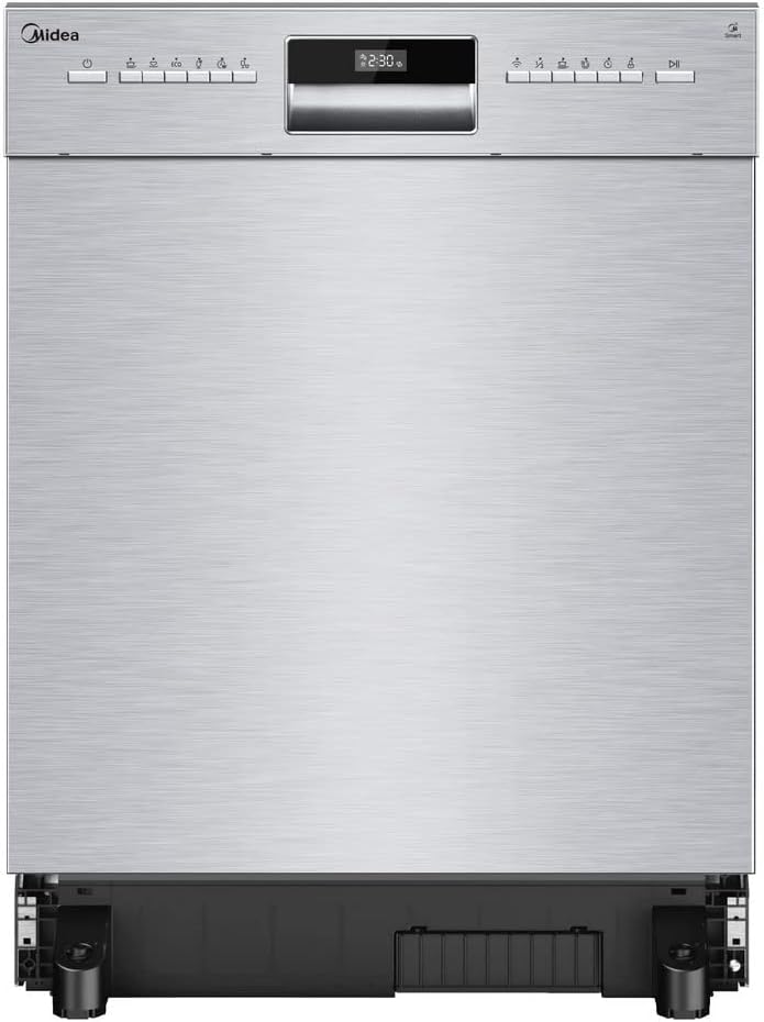 Tischgeschirrspüler, SU 3.35X14ES Geschirrspüler 60cm Unterbau, 14 Maßgedecke Spülmaschine Teilintegrierbar mit WiFi, Extra Trocknung, 7 Programme
