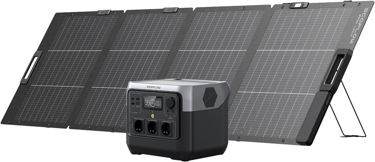 EF ECOFLOW RIVER 2 Pro tragbare Powerstation, 768 Wh mit 220 W Solarpanel