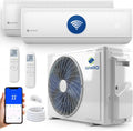 Zeniro Split-Klimaanlage, 3kW) Klimagerät Air Conditioner mit Heizfunktion 21000 BTU 6