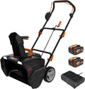 WORX Schneefräsen, inkl. 2x4Ah Akkus & Ladegerät