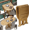 Esstisch, Gartentisch Balcony 120x60x75 cm oval, klappbar, Teakholz (71033), Destiny