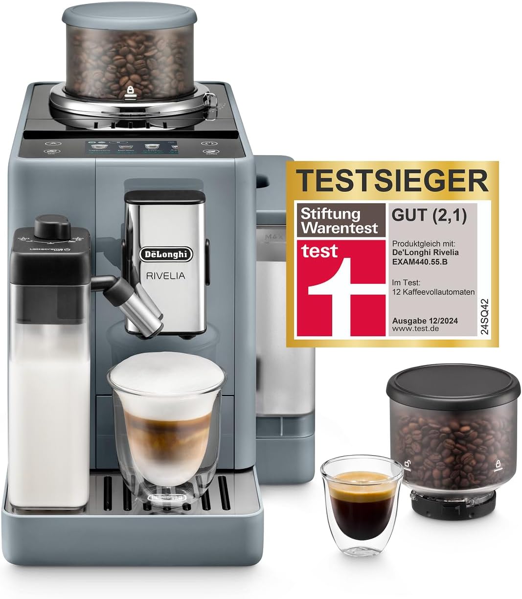 De'Longhi Kaffeevollautomat,   Rivelia - Kaffeevollautomat 16 Getränke