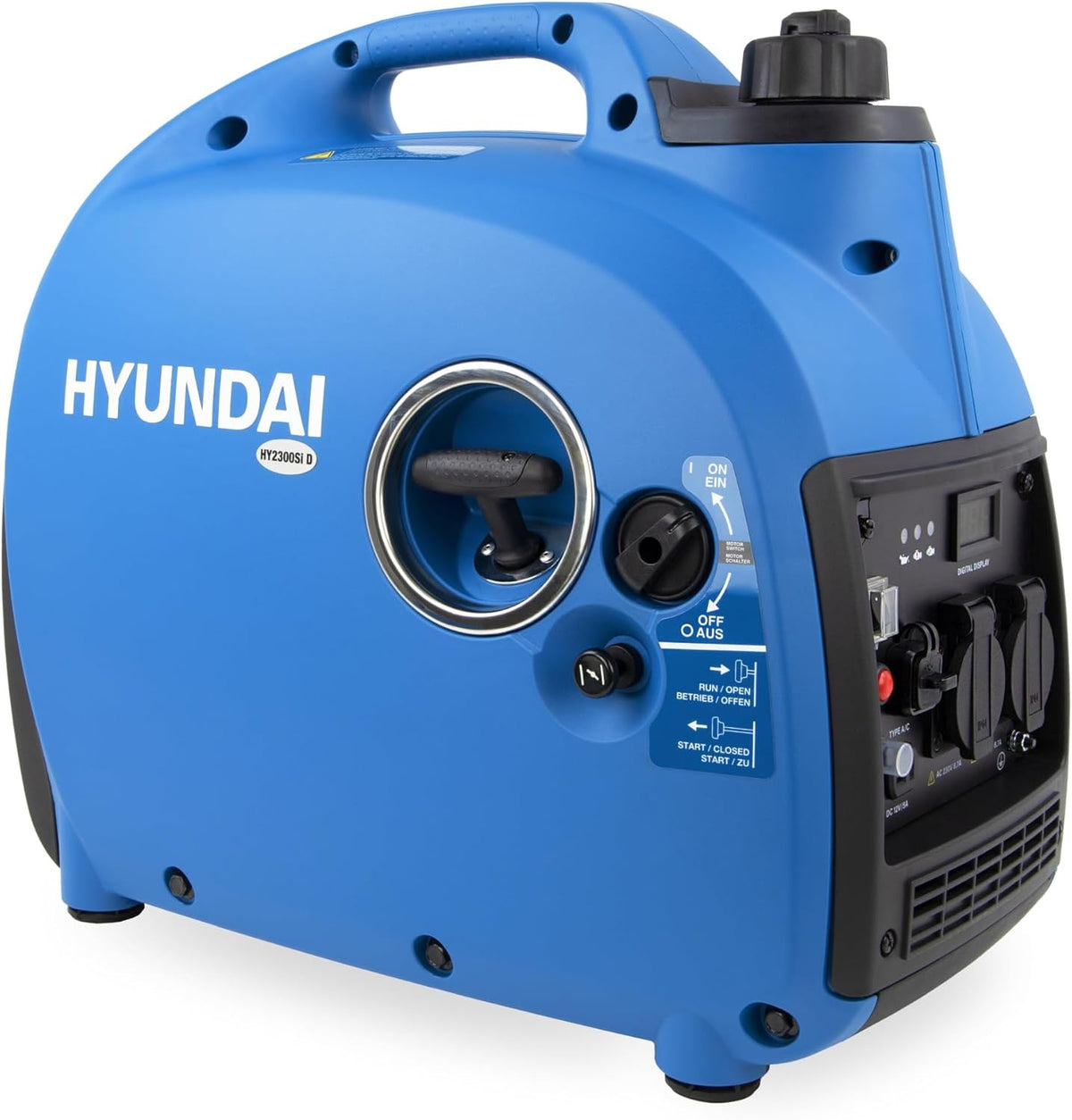 HYUNDAI Stromgenerator, Inverter Stromerzeuger HY2300Si, 2.2 kW, kompakt & mobil