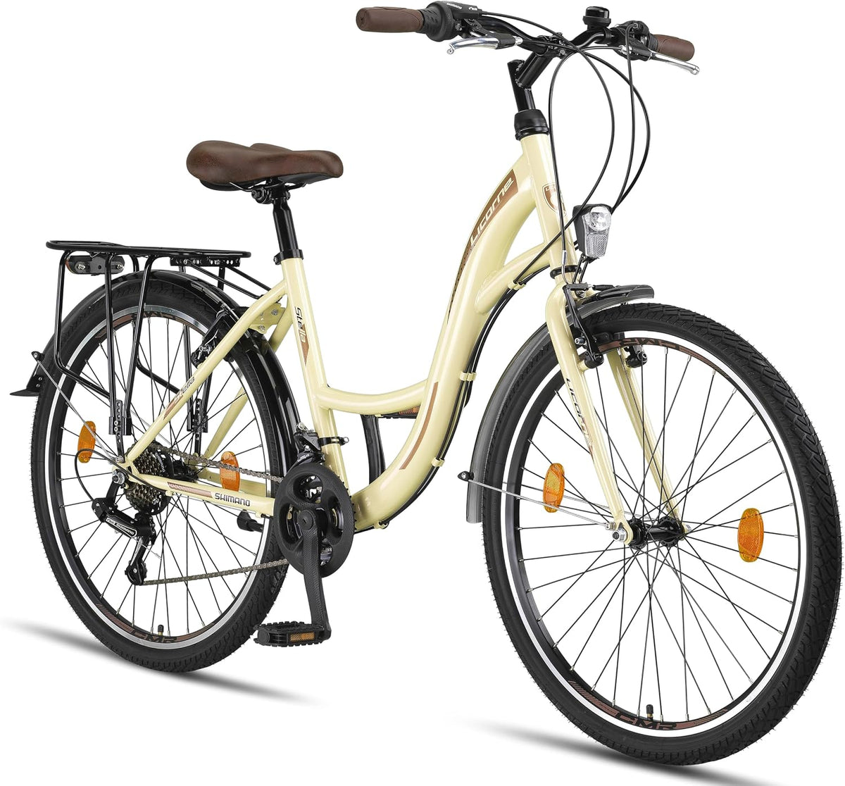 Licorne Bike 20' 24' 26' 28' Stella Premium City in Fahrrad, für Mädchen, Jungen
