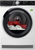 AEG WiFi Wärmepumpentrockner, 9 kg mit SmartDry, Serie 9000X AbsoluteCarePlus - Daunentrocknung, 3D-Scan Restfeuchteermittlung, Trommelbeleuchtung
