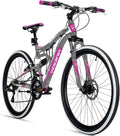 Bergsteiger 24 26 29 Kodiak Zoll Mountainbike, Herren Fully MTB 21 Gang