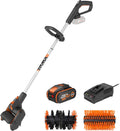 WORX Schrubber & Bürsten, WG441E Akku-Multi-Bürste 20V, inkl. 4Ah Akku & Schnellladegerät