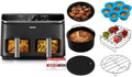 Cosori Heißluftfritteuse, 8.5 Liter, 2 Zonen, Touch Control, BPA-frei, Spülmaschinenfest, Küchengeräte