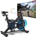 Wenoker Heimtrainer Fahrrad, mit App, Spinning Bike Indoor Fitnessbikes für Kardio-Training zu Hause, Bis 160KG
