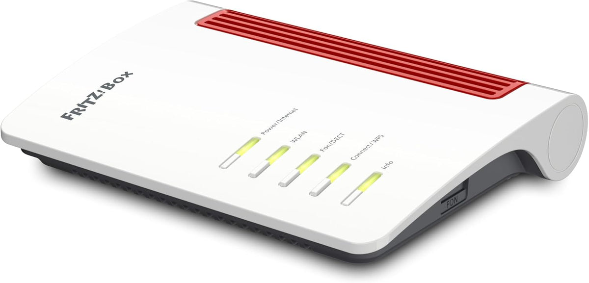 FRITZ! 7690 7 DSL- !Box international (Wi-Fi Router, mit 5.760 MBit/s (5GHz) & 1.376 MBit/s (2, 4 GHz), bis zu 300 MBit/s mit VDSL-Supervectoring