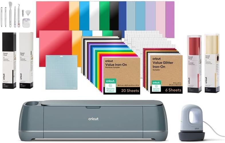 Cricut Bastel- & Malmaterialien, Maker™ 4 Ultimate-Bundle 2026, Smart-Schneidemaschine, professioneller DIY-Vinylschneider und Stanzmaschine für Stoff