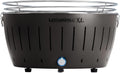 LotusGrill XL G435 Anthrazitgrau Holzkohlegrill, Tischgrill mit USB-Anschluß