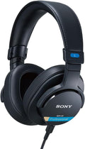 Sony Studio-Kopfhörer, MDR-M1 Studio Closed Back Headphones - Wired, Ultra-Wideband Playback (5Hz-80kHz), Ideal for Studio Recording & Mixing