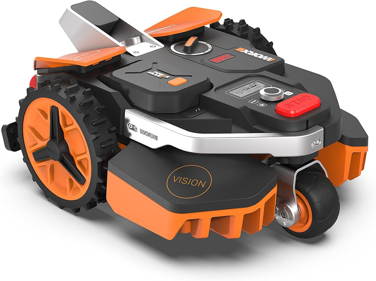 WORX WR206E.1 Landroid Vision Mähroboter, ohne Begrenzungskabel, 600 m²