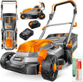 MASKO ® Akku Rasenmäher, mit Mulchfunktion