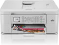 Brother Tintenstrahldrucker, MFC-J1010DW 4-in-1 Farbtintenstrahl-Multifunktionsgerät (Drucker, Scanner, Kopierer, Fax) Weiss 400 x 172 x 343 mm