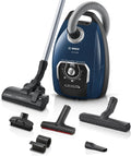 Bosch Staubsauger, mit Beutel Serie 8 BGB75 × 494, ideal für Allergiker, Hygiene-Filter, Bodendüse für Parkett, Teppich, Fliesen, langes Kabel, leise