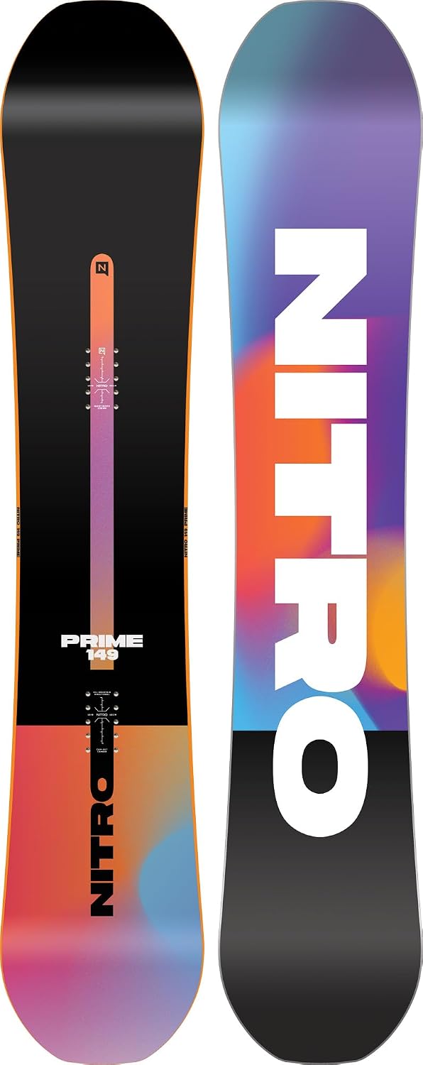 NITRO Freestyleboards, Snowboards Herren Prime Chroma CAM-Out Board´25, Allmountainboard, Directional, Flat-Out Rocker, All-Terrain, Mid-Wide & Wide