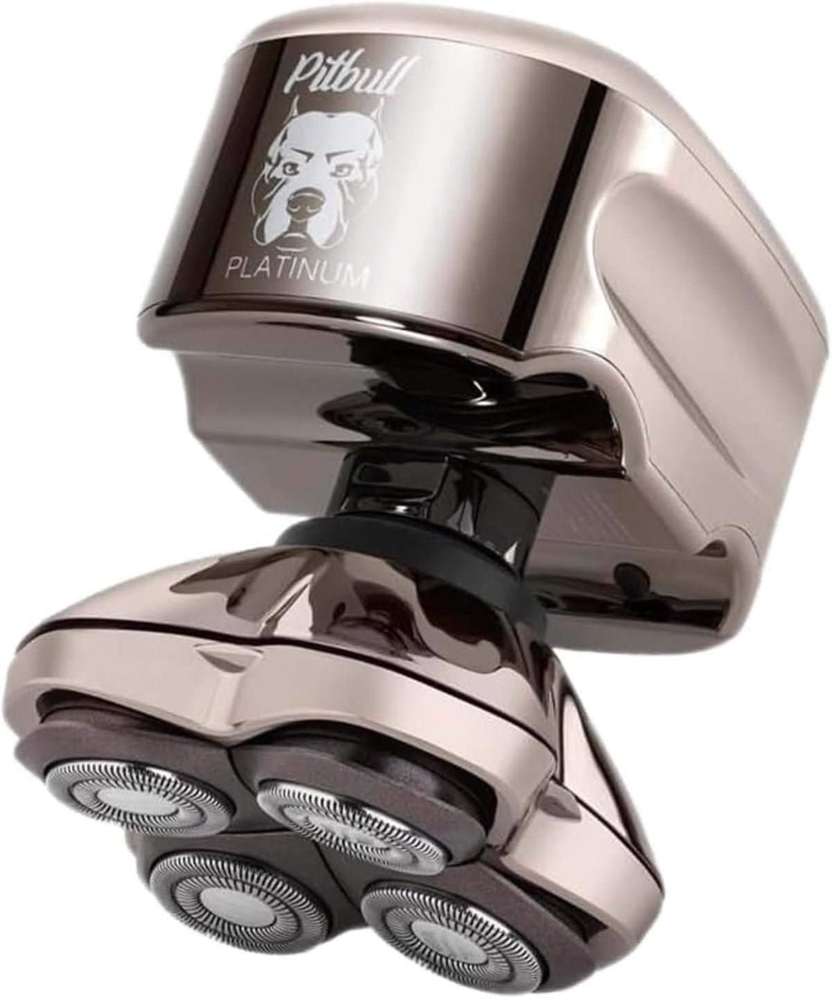 Skull Shaver Rotationsrasierer, Pitbull Platinum Pro PX5 - Elektrorasierer für Herren - Kabellos, Wiederaufladbar, Nass & Trocken