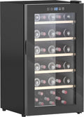 Weinkühlschrank, Kompressor 41 Flaschen 91L 5-20°C Schwarz, HOMCOM