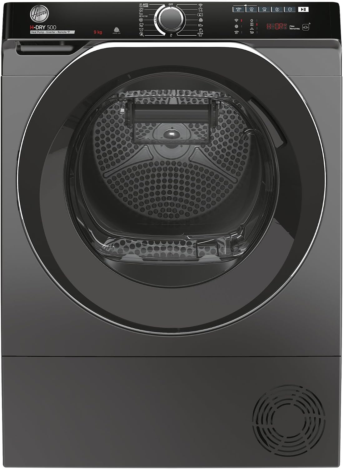 Hoover Wärmepumpentrockner,   H-DRY500 NDPEH9A3TCBERXSS Wärmepumpentrockner I 9kg I Smarte Bedienung I AquaVision I