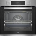 Beko BBIS12301XE b300 Backofen, 72 l Garraum, Multifunktionsofen, 9 Funktionen, AeroPerfect Heißluft, SteamAdd Dampffunktion, SteamShine Reinigung