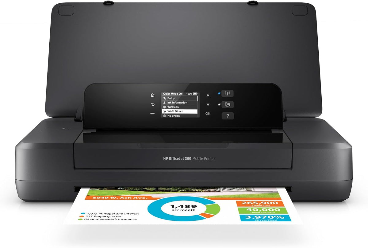 Hewlett-Packard Nachfüllbarer Tintenstrahldrucker, HP Officejet 200 Mobile Tintenstrahldrucker Farbe 4800 x 1200 DPI A4 WLAN