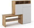 Schuhschrank, Selena, Braun, 124.5 × 102 cm, Vicco