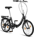 Licorne Bike Klapprad,   Fold Premium Klapprad Aluminium 6 Gang Shmano Kettenschaltung Quick-Fold-System
