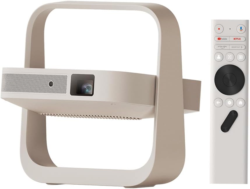 XGIMI Beamer,   Elfin Flip Plus Tragbarer Beamer, Google TV & Lizenziertes