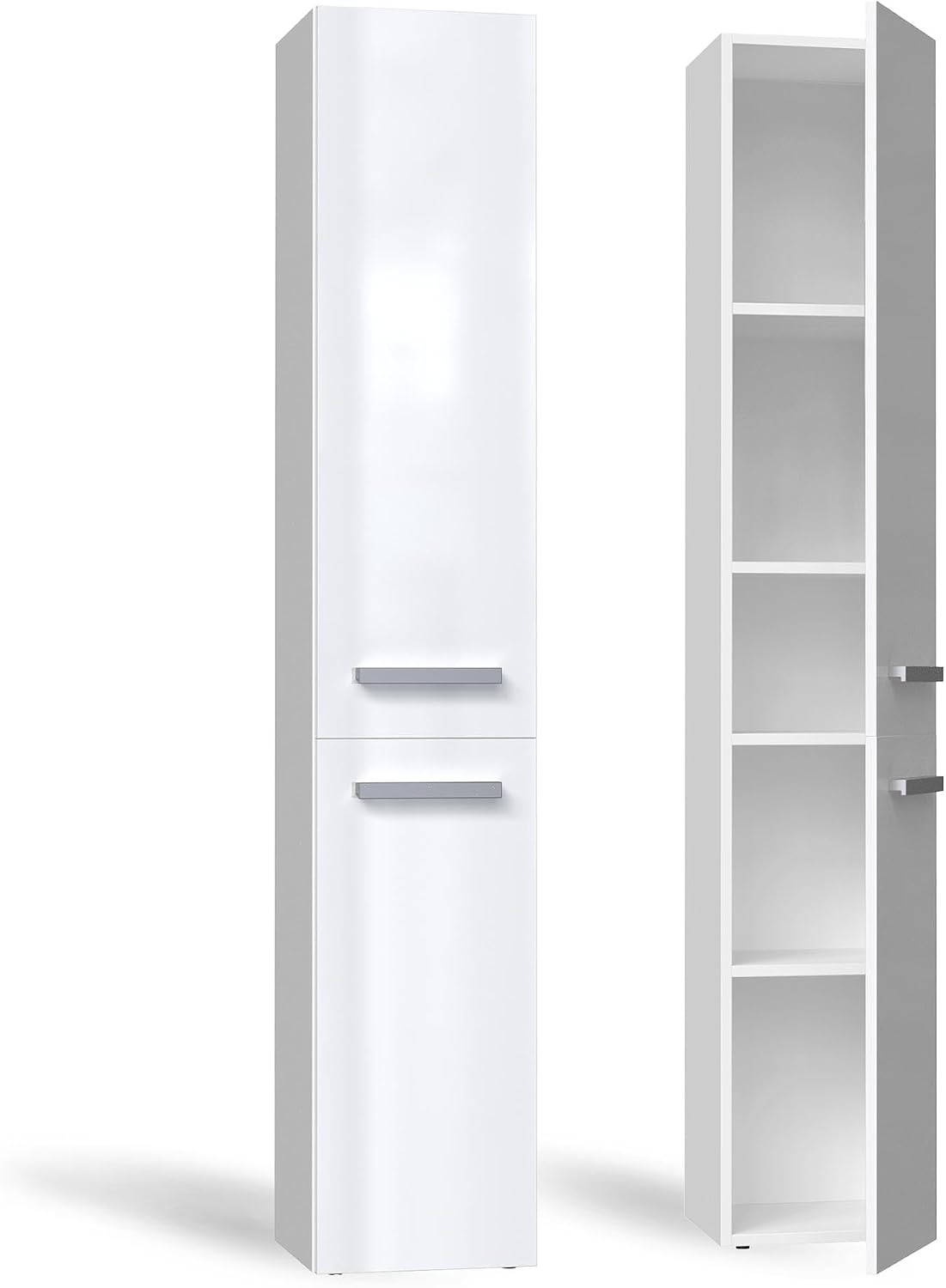 CDF Hoch- & Midischränke, Badezimmerschrank Badschrank Schmal Hoch, ohne Wäschekorb Breite: 31 cm