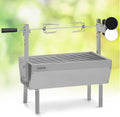 Klarstein 2-in-1 Rotisserie Grill mit Motor Mini-Grill mit Drehspieß Elektrischer Spießgrill für Hähnchen & Spanferkel Motor Spieß Edelstahl-Rost