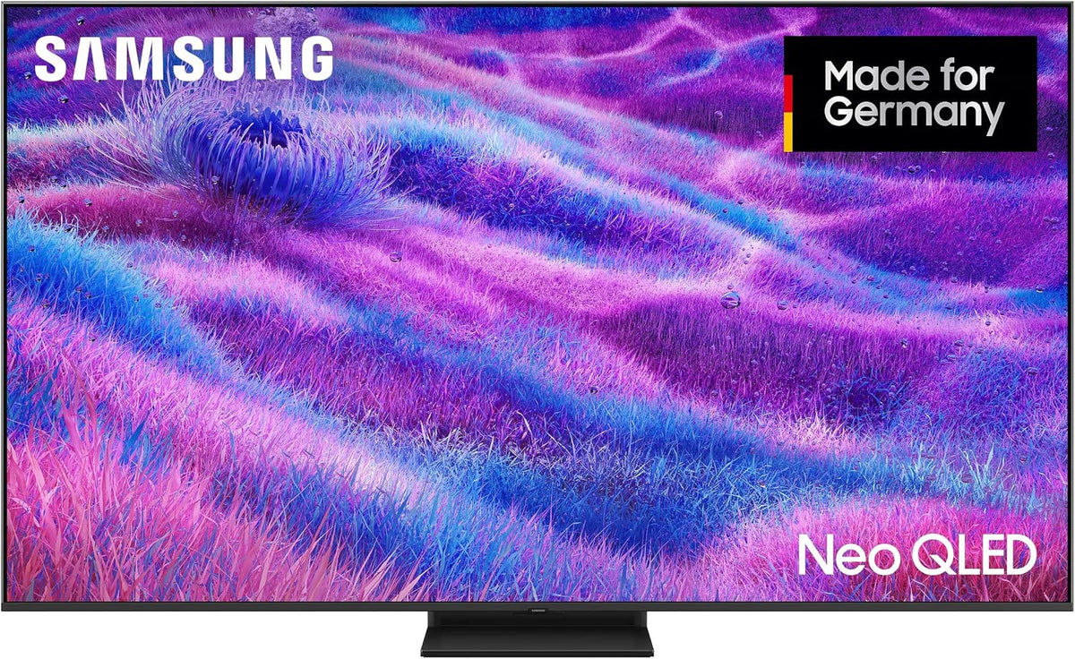 Samsung QLED 4K QN80F 55 (138 LED Neo Zoll cm) Mini Fernseher, NQ4 AI Gen2 Prozessor, Quantum Matrix Technology Core, 4K Upscaling, Dolby Atmos