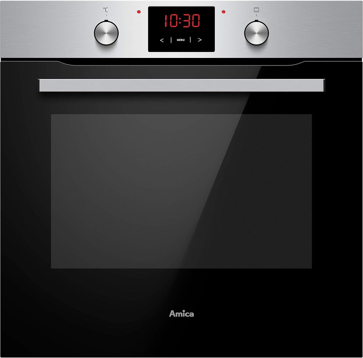 Amica ABE 9430 E Einbau Backofen, mit Umluft/Edelstahl/Timer/XXL-Garraum/Wasserdampf Reinigung