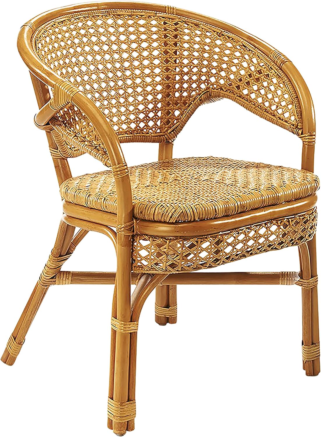 Sessel Stuhl Nimes Rattanstuhl, mit Wiener Geflecht, Kobolo